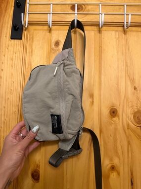 lululemon athletica Light Taupe Crossbody Belt Bag